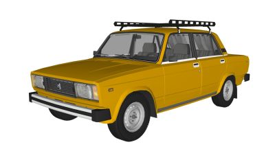 超精细汽车模型 老车car vaz 2105